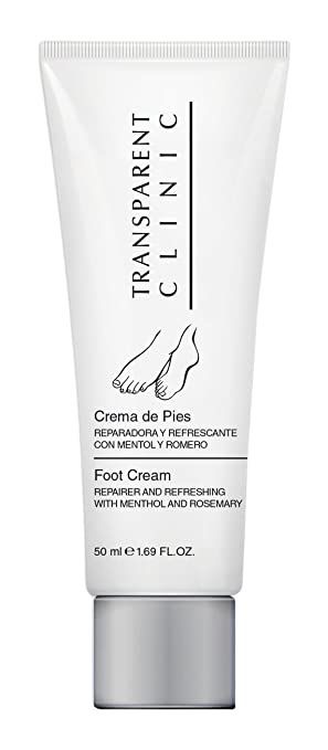 Transparent foot cream